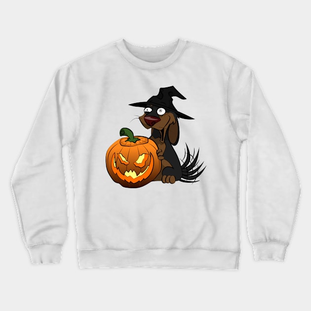 Halloweenie Crewneck Sweatshirt by GoonyGoat